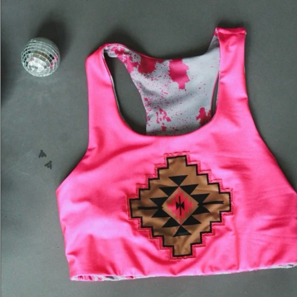 Western Reversible Sports Bra